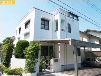 外壁塗装・外壁リフォームの施工例06-01 施工後画像