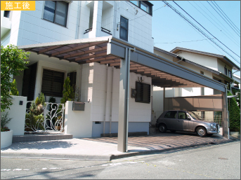 外壁塗装・外壁リフォームの施工例06-04 施工後画像