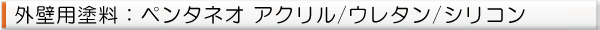 塗料名（外壁塗装用 ネオグレースリーシリーズ（オアクリル・ウレタン・シリコン））