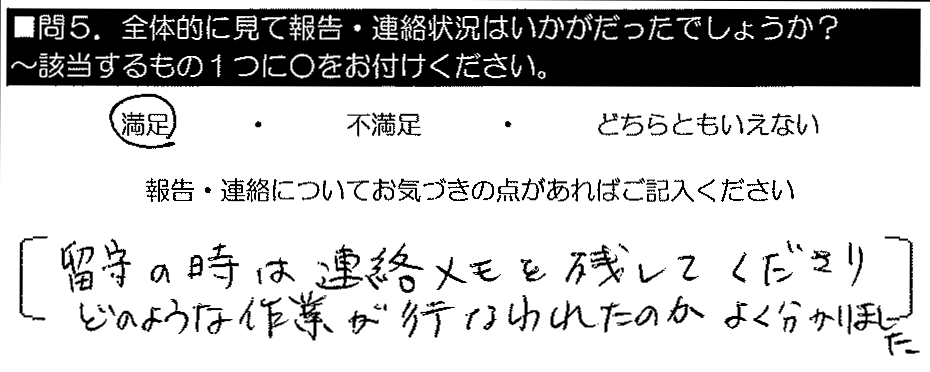 皆さん一生懸命やっていただき感謝しております。