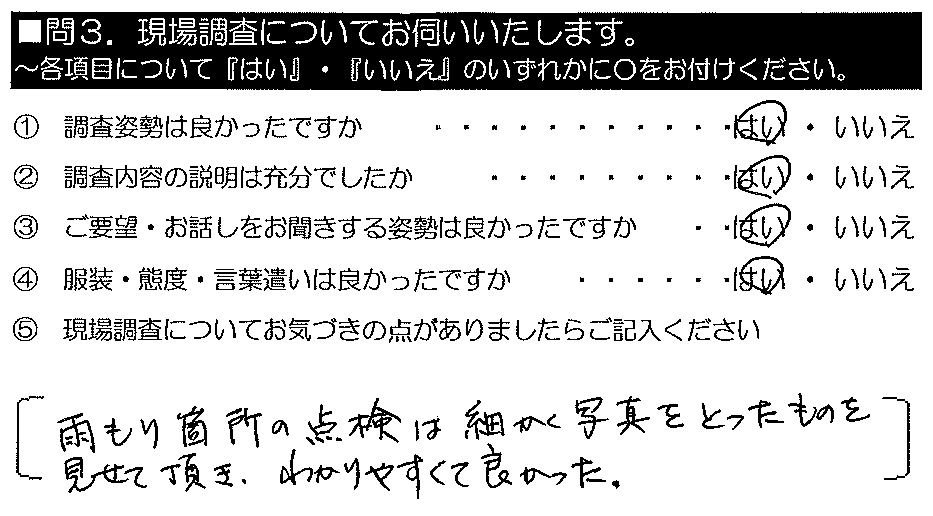 丁寧かつ、わかりやすい説明でした。