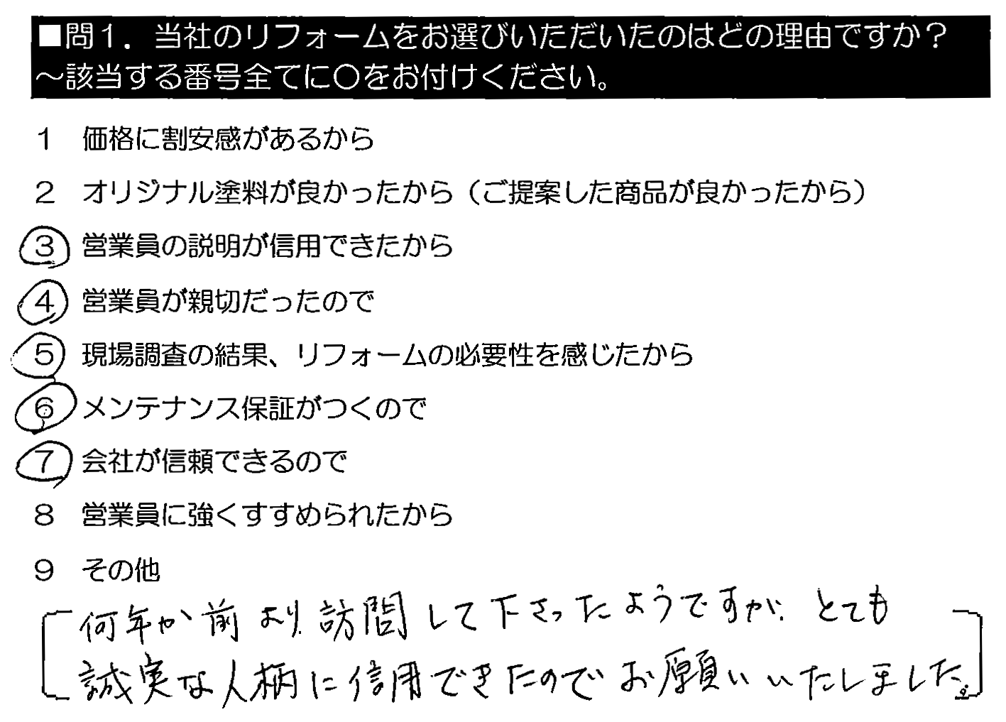 何年か前より訪問して下さったようですが、