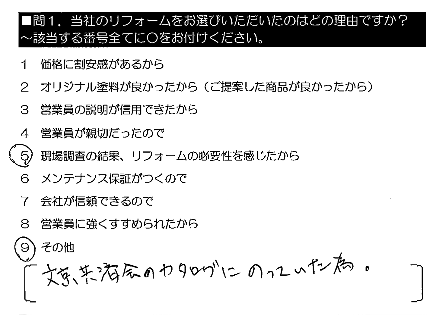 文京共済会のカタログにのっていた為。